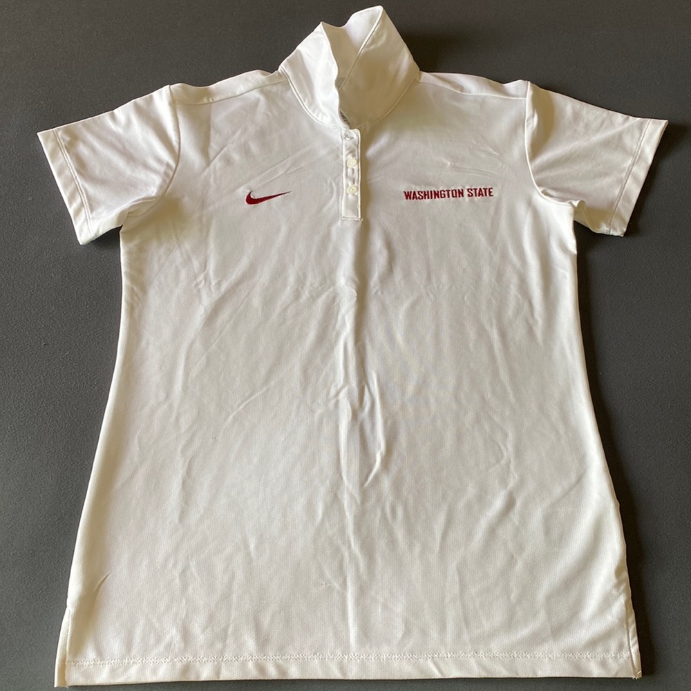 NWOT Nike women’s dri fit Washington State golf polo, size large